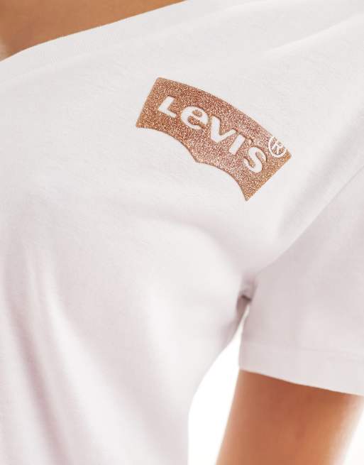 Tee shirt fashion levis paillette