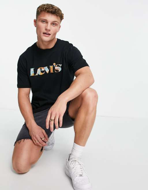 Levi's - T-shirt comoda nera con logo MV sul petto - In esclusiva per ASOS, 4 di 4