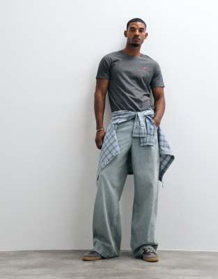 T-Shirt Levis Ss Original Hm Tee Uomo Grigio Piccolo - Immagine 5