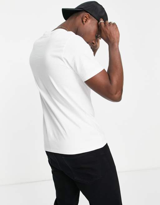 Levi's - T-shirt con logo batwing piccolo originale bianca, 4 di 4