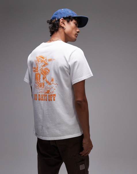 Levi's - T-shirt décontracté avec inscription « No Days Off » au dos - Blanc - view 1