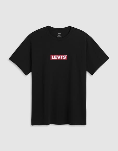 Levi's - T-shirt décontracté avec logo encadré - Noir - view 1