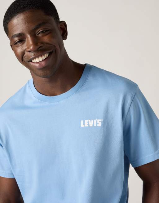Levi's - T-shirt décontracté en coton - Bleu clair, 2 de 4