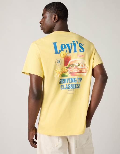 Levi's - T-shirt décontracté en coton - Jaune, 3 de 4
