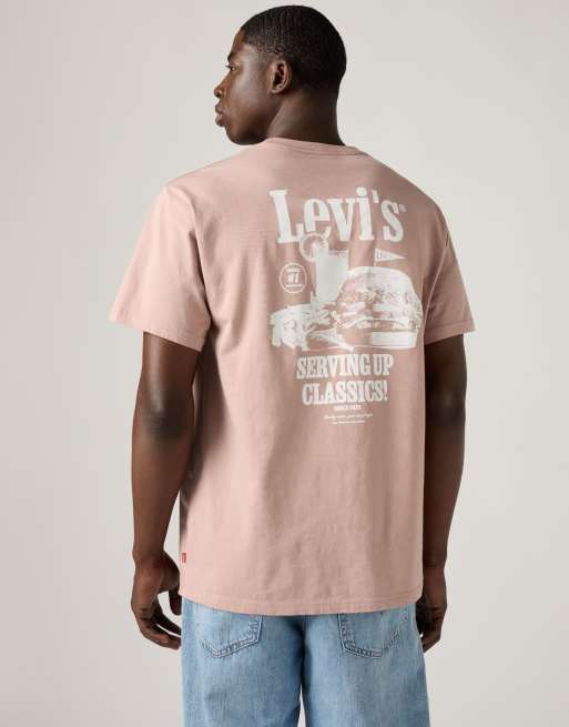 Levi's - T-shirt décontracté en coton - Rose, 2 de 4
