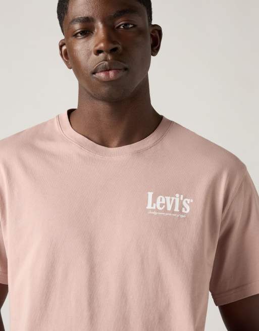 Levi's - T-shirt décontracté en coton - Rose, 4 de 4