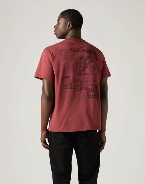 Levi's - T-shirt décontracté en coton - Rouge - view 1