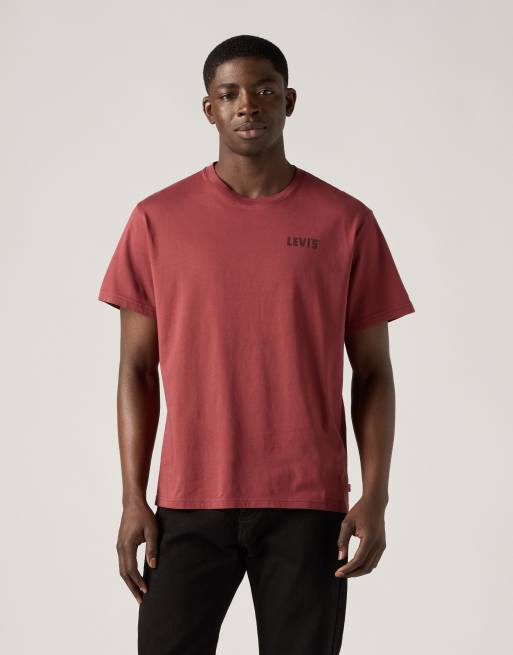 Levi's - T-shirt décontracté en coton - Rouge, 4 de 4
