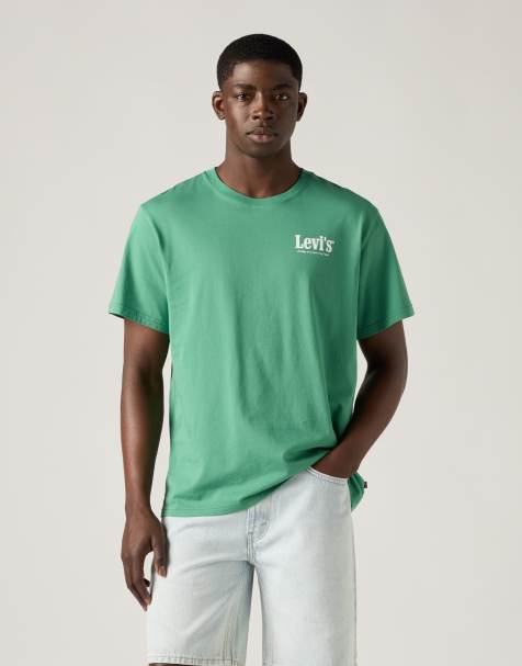 Levi's - T-shirt décontracté en coton - Vert - view 1