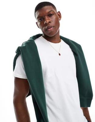 Levi's - T-shirt décontracté style universitaire avec appliqué logo ton sur ton - Blanc