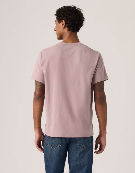 Levi's t-shirt essentiel en coton rose, 2 de 4