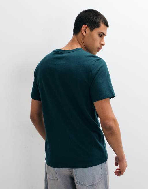 Levi's t-shirt grafica relaxed color kaki, 5 di 5