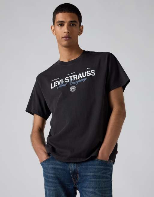 Levi's T-shirt grafica relaxed fit in bianco sporco, 4 di 4