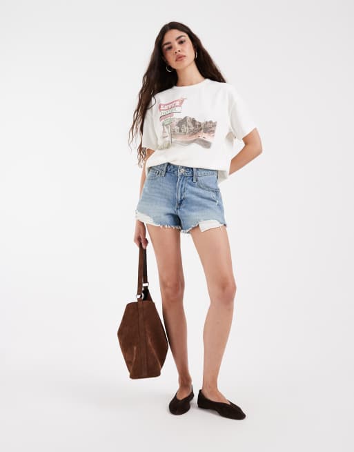 Levi's - T-shirt graphique coupe vintage - Blanc , 2 de 4