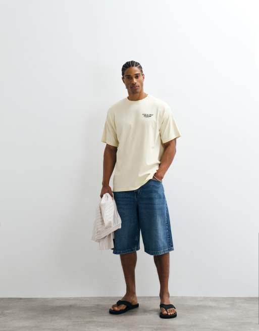 Levi's - T-shirt imprimé au dos - Crème, 3 de 5