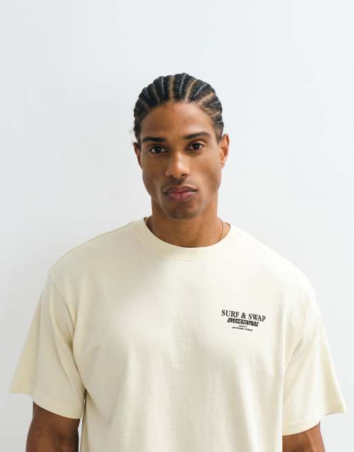Levi's - T-shirt imprimé au dos - Crème, 5 de 5