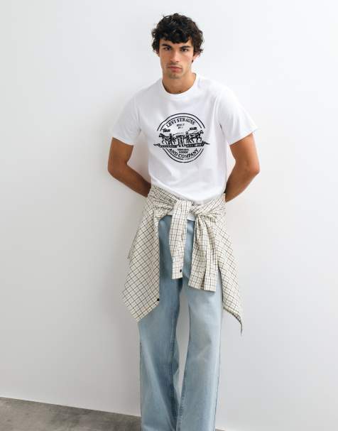 Levi's t-shirt imprimé graphique blanc - view 1