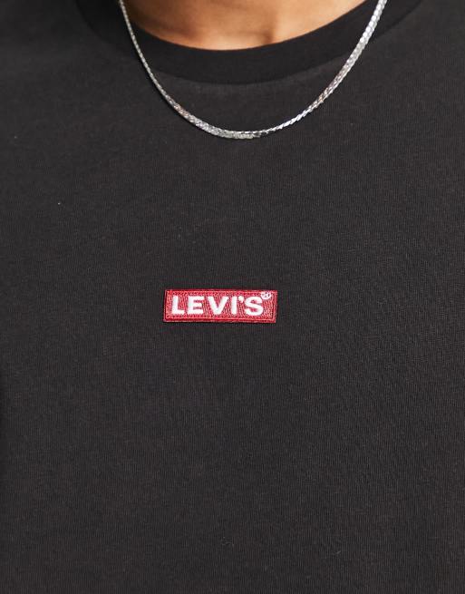 Levis t shirt 2024 black and red