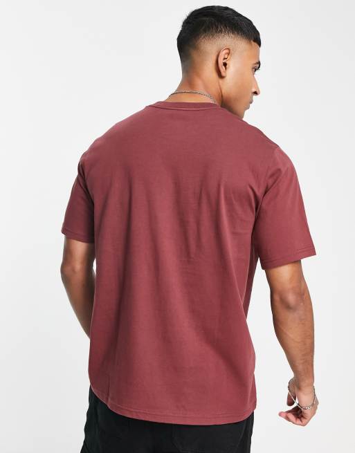 levi's maroon t shirt