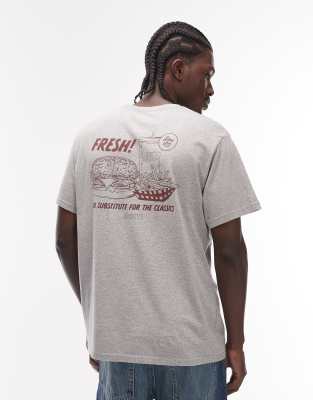 Levi's® Herren T-Shirt - Hellgrau Melange - Gr. S - Bild 3