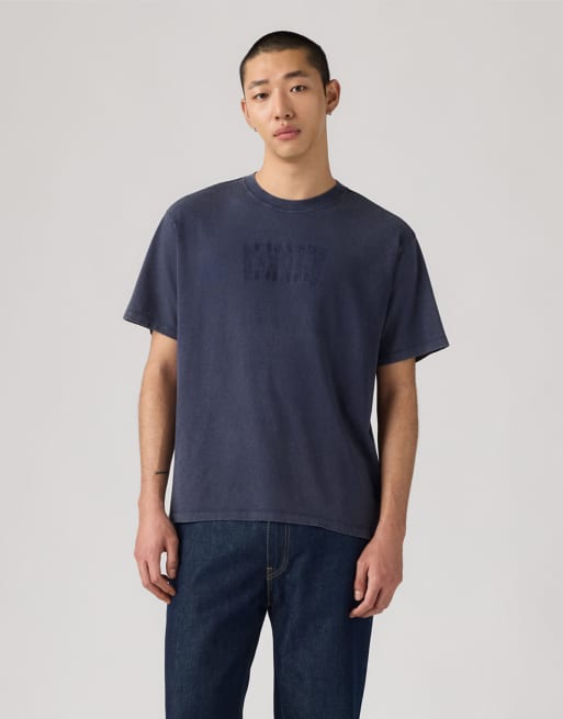 Levi's – T-Shirt in Vintage-Stil mit Grafik und Grunge-Waschung in verschiedenen Farben
