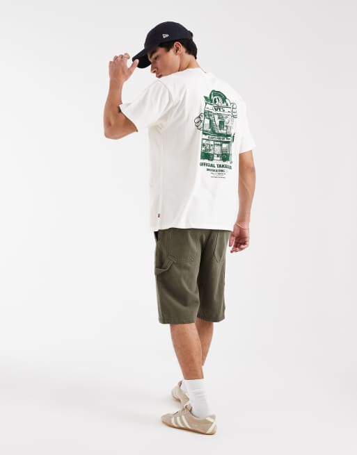 Levi's – T-Shirt in Weiß mit Vintage-Grafikprint, 2 von 5