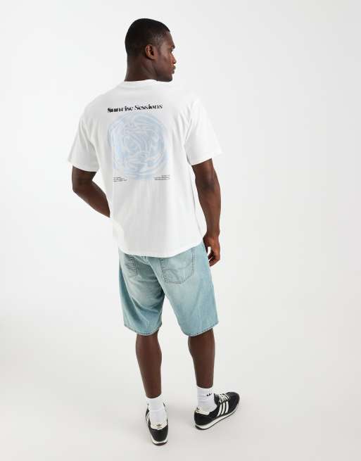 Levi's – T-Shirt in Weiß mit Vintage-Grafikprint