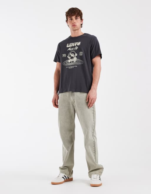 Levi's T-shirt med grafisk print i sort, 2 af 5