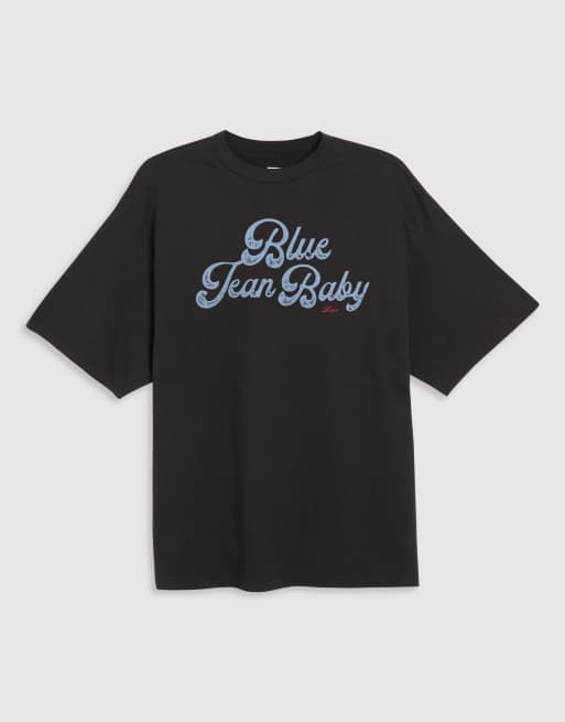 Levi's t-shirt oversize à imprimé graphique noir, 2 de 4