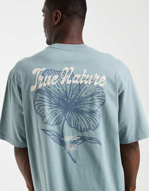 Levi's t-shirt oversize à motif au dos en bleu délavé, 5 de 5