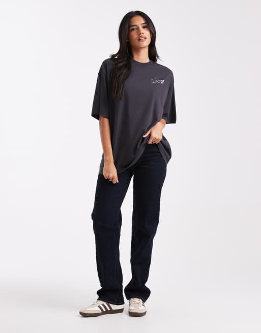 Levi's - T-shirt oversize avec imprimé Star Dust au dos - Noir, 3 de 4