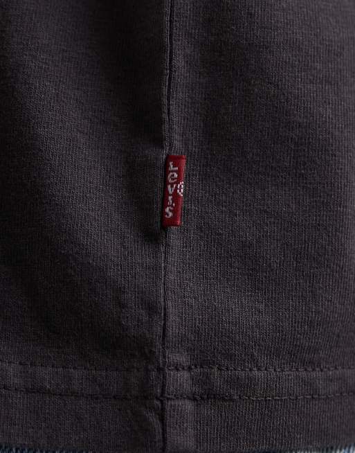 Levi's - T-shirt oversize coupe carrée - Noir, 4 de 5