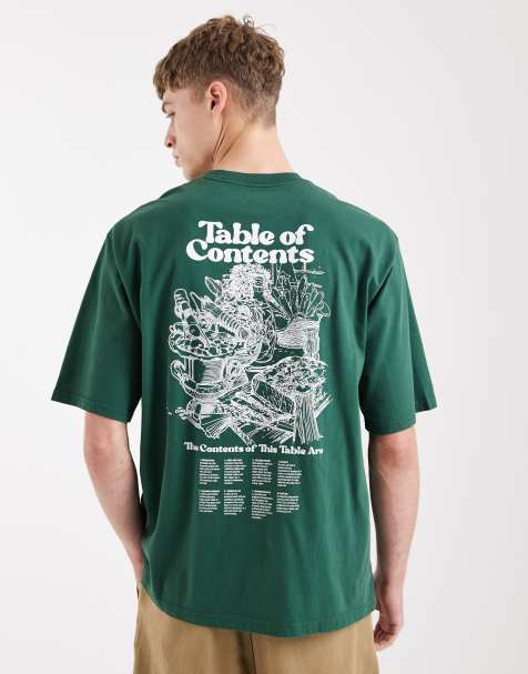 Levi's - T-shirt oversize verde con grafica sul retro - view 1