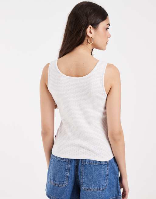 Levi's t-shirt rayé avec nœud en violet clair, 3 de 4