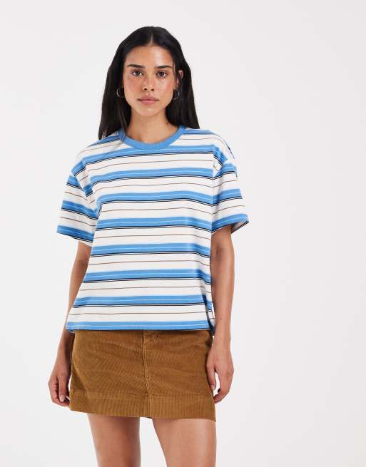 Levi's t-shirt vintage à rayures bleu, 2 de 4