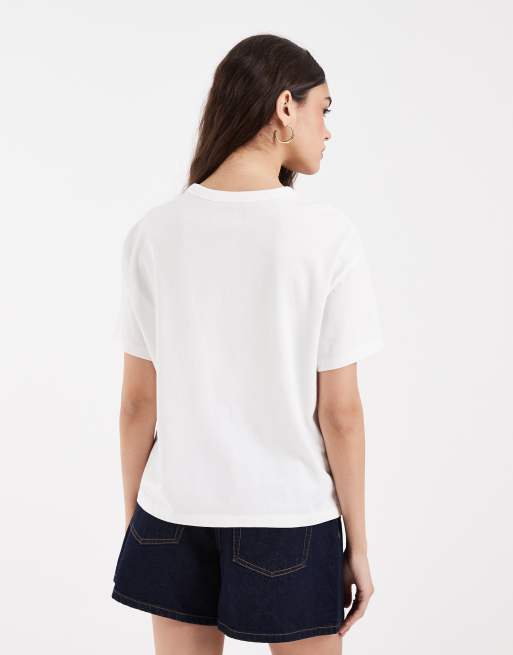 Levi's T-shirt vintage con stampa grafica bianca, 4 di 4