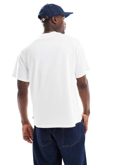 Levi's t-shirt with apple logo in white | ASOS