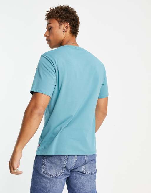 Levi's t-shirt with box tab logo in blue, 2 of 4