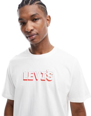Levi's t-shirt with headline logo in white
