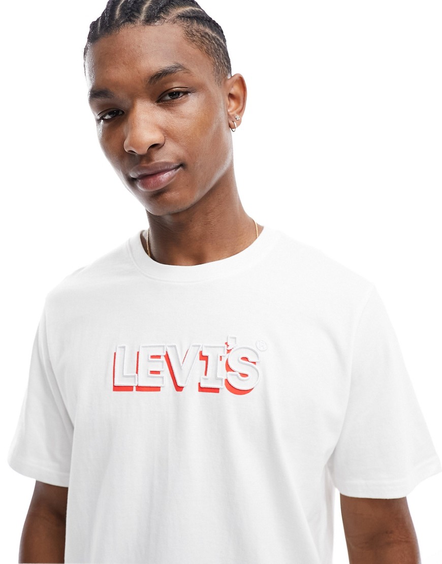 Levi’s t-shirt with headline logo in white