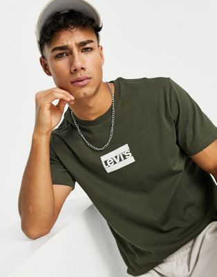 Levi's t-shirt with sport logo in green