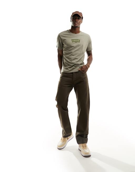 Levi's khaki t shirt best sale