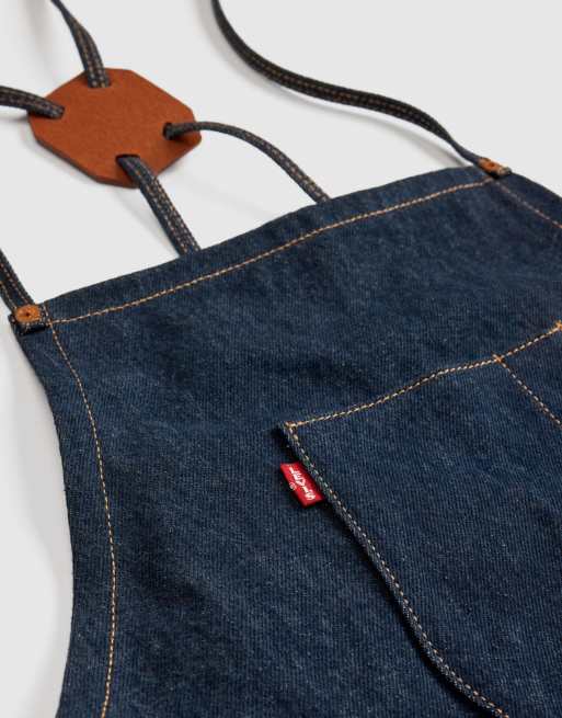 Levi's - Tablier en jean - Bleu foncé, 3 de 3