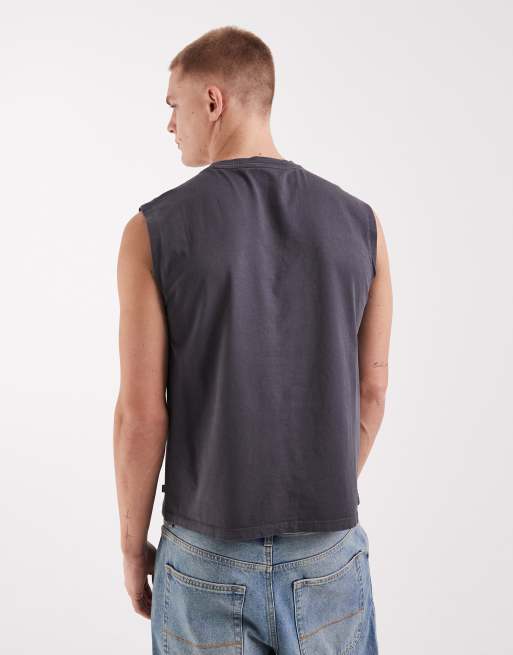 Levi's – Tanktop in verwaschenem Schwarz, 5 von 5
