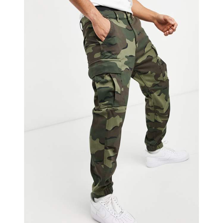 Levi's tapered wave camo cargo pants | ASOS