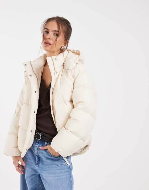 Levi's tate bubble puffer in white - view 1