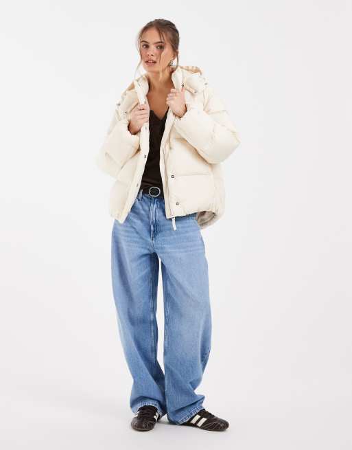 Levi's tate bubble puffer in white, 2 of 4