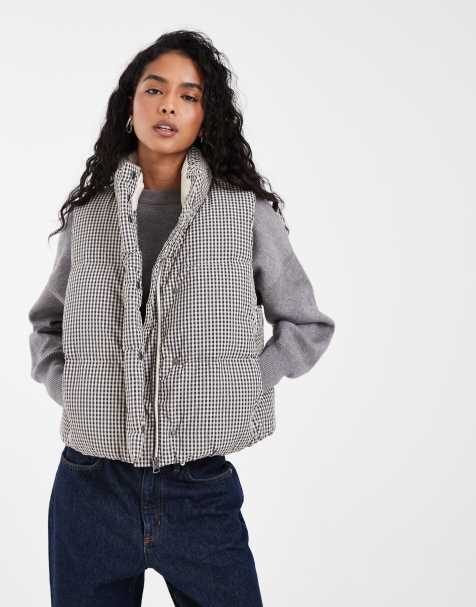 Levi's tate pikowany bezrękawnik w czarną kratkę - view 1