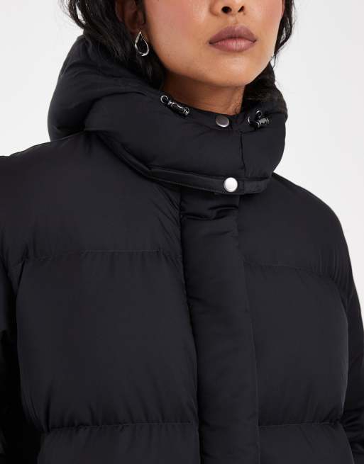 Levi's tate puffer jacket in black, 3 of 4