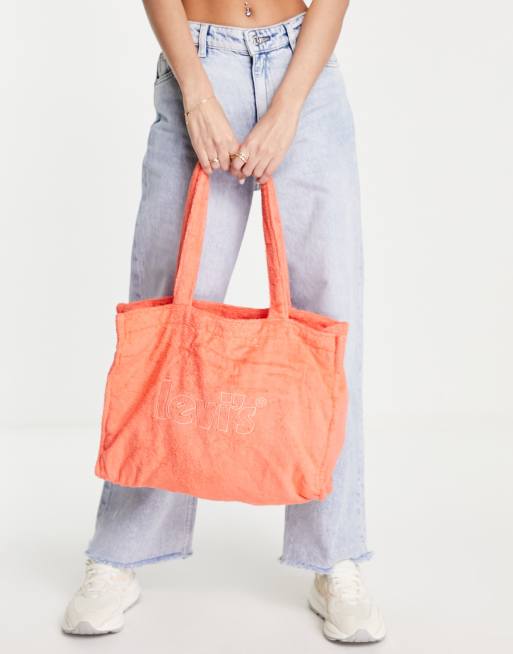 Terry cloth best sale tote bag